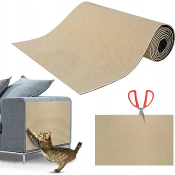 ŠKRABADLO PRO PRO KOČKY OCHRANNÁ POLYESTEROVÁ PODLOŽKA 200X40 CM SADA