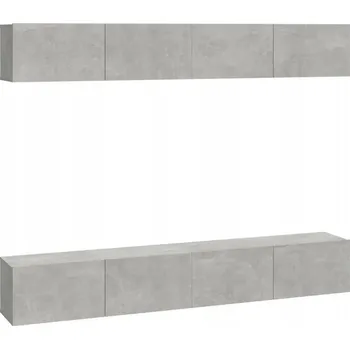Televizní stolek Nástěnné skříňky pod TV 100x30x30 šedá betonu