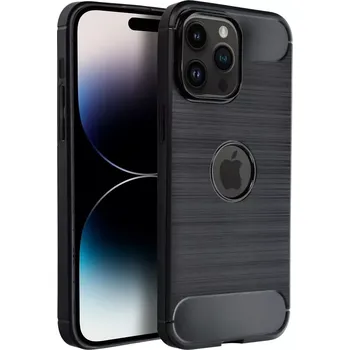 Pouzdro na mobilní telefon Pouzdro CARBON pro IPHONE 17 Pro černé