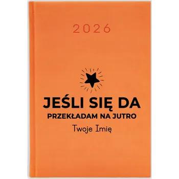 Kalendář Knižkový kalendář 2026 A5 oranžový