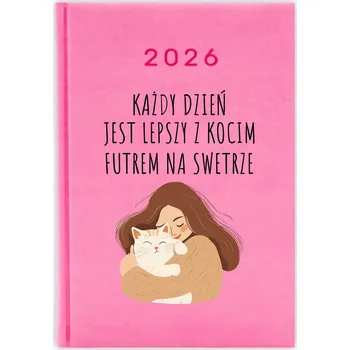 Diář Knižkový kalendář 2026 A5 růžový