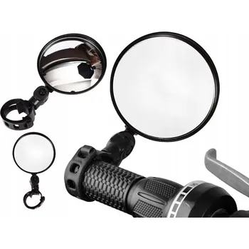 Zrcátko na kolo Zrcátko na kolo SATIS 75 mm černé nastavitelné univerzální