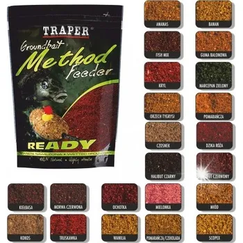 Návnadová surovina TRAPER NÁVNADA METHOD FEEDER READY 750G KRYL