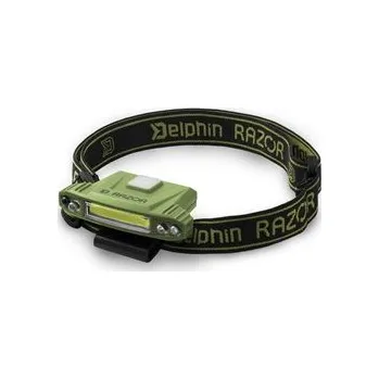 Čelovka Čelová lampa Delphin RAZOR USB UC-2W/85lm/500mAh