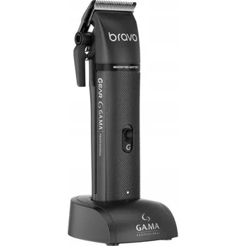 Strojek na vlasy Ga.ma Strojek na vlasy Bravo Gear Cordless s vyměnitelnými kryty