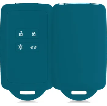 Zabzepeční vozidel Silikonové Pouzdro na Kartu, Klíč Dálkového Ovládání HandsFree Keyless DACIA Indigo Blue