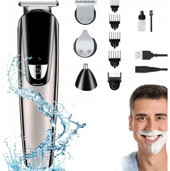 ZASTŘIHOVAČ STROJEK HOLICÍ STROJEK pro stříhání a holení vlasů, vousů, chloupků v nose, uších a na těle