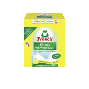Prací prášek Frosch prostředek na praní citrus, 22 pracích dávek