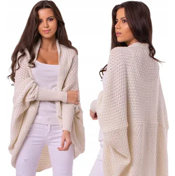 Dámský svetr ALISA Polská lehká a příjemná módní PŘEHOZ svetr kardigan