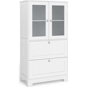 Koupelnový nábytek Koupelnová skříňka se 2 zásuvkami Stojací skříňka do koupelny