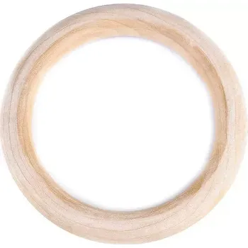 Lapač snů Dřevěný kroužek přírodní MAXI Ø11,2 cm