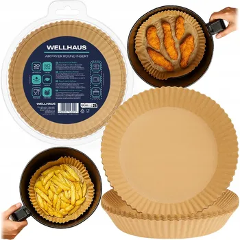 Obraz Pečicí papír Wellhaus 20 cm x 20 cm hnědý