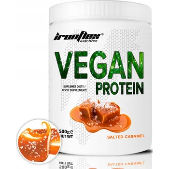 Protein Protein rostlinný protein IronFlex prášek 500 g příchuť slaný karamel