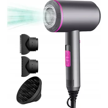 Fén Fén na vlasy s ionizací, silný 2000W, DIFUZÉR a koncentrátor