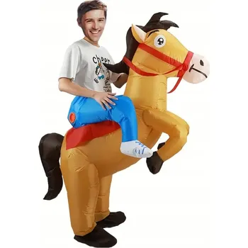 Karnevalový kostým Kostým Kůň Jezdec na Koni Cosplay Nafukovací Včetně Pumpy Halloween
