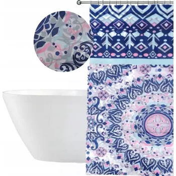 Sprchový závěs Textilní sprchový Závěs Premium 180 x 180 cm