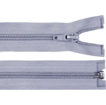 Zip Spirálový zip šíře 5 mm délka 60 cm (bundový) POL - 689 šedofialová světlá