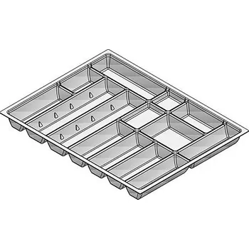 Příborník do zásuvky Agoform LINEA 600/80 590 x 740 mm šedý