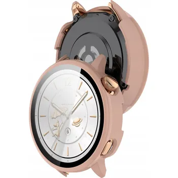 Pouzdro na mobilní telefon Pouzdro s vestavěným sklem Bizon pro OnePlus Watch 3 43 mm, pouzdro na hodinky