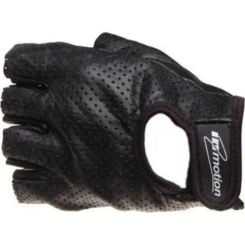 Moto rukavice MOTOCYKLOVÉ RUKAVICE BEZ PRSTŮ KRÁTKÉ KOŽENÉ