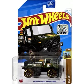 autíčko Mercedes-Benz Unimog 1300L Green - HOT WHEELS