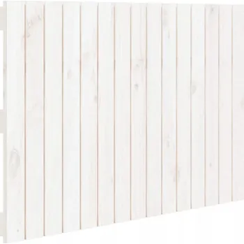 Čelo postele dřevěné bílé 95,5x60 cm