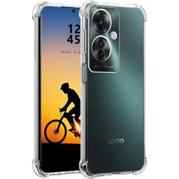 Pouzdro na mobilní telefon Zadní Kryt WWW pro Oppo Reno11 F 5G / 11 F ANTISHOCK CASE bezbarvý