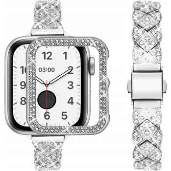 Řemínek na hodinky Náramek Wutwuk pro Apple, stříbrný