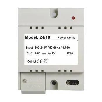 Bezpečnostní kamera Napájecí zdroj VIDOS DUO P24/18 24V 0,75A