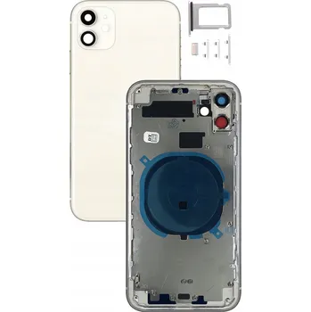 Pouzdro na mobilní telefon Kompletní pouzdro BÍLÉ pro Apple iPhone 11, tělo rámeček, zadní kryt