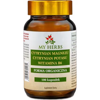 Citrát hořečnatý Bio Herbs kapsle 100 ks bez lepku a bez cukru