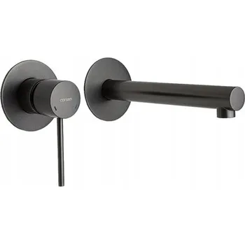 Vodovodní baterie Umyvadlová baterie pod omítku Corsan Lugo šedá