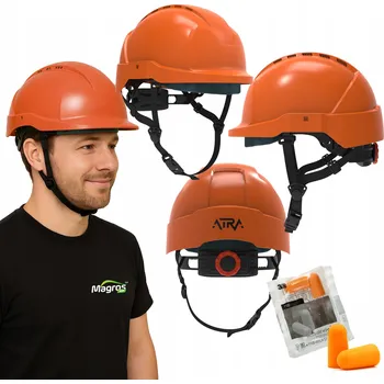 Pracovní oblečení Pracovní helma ochranná stavební ventilovaná s atestem BOZP Protekt ATRA 10V