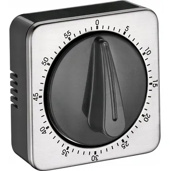 Kuchyňská minutka Kuchyňská minutka Cilio s magnetem, časovač Cube inox 7x7x5 cm