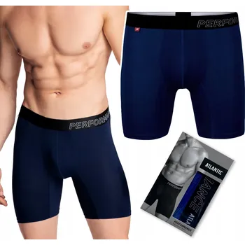 Boxerky Pánské boxerky BAMBUSOVÉ dlouhé ATLANTIC 1181 - XL