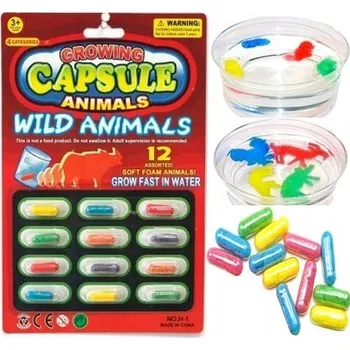 Obraz Magické kapsle ZVÍŘATA rostoucí ve vodě 12 KS