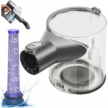 NÁDOBA NA PRACH PRO DYSON V6 DC58 DC59 DC62 DC74 - NÁHRADNÍ ZÁSOBNÍK