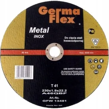 Řezný kotouč Řezný kotouč na kov Germa Flex GFW13485 125 x 22,2 mm