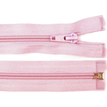 Zip Spirálový zip šíře 5 mm délka 35 cm (bundový) POL - 133 růžová světlá