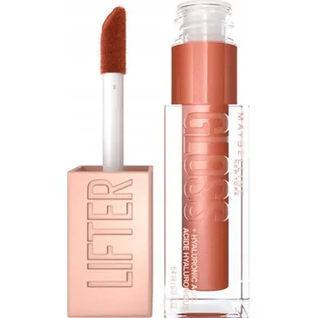 Lesk na rty Maybelline Lifter Gloss hydratační lesk na rty s kyselinou hyaluronovou a vitamínem E, odstín 017 Copper