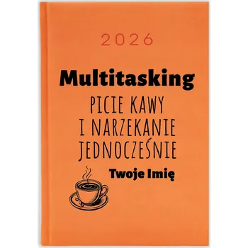 Kalendář Knižkový kalendář 2026 A5 oranžový