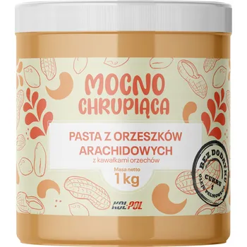 Arašídové máslo Kol-pol křupavé, 100% arašídy, 1 kg