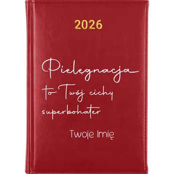 Kalendář Knižní kalendář 2026 A5 červený