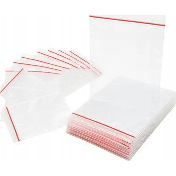 Sáčky se zipem, fóliové LDPE 100x150mm (10x15cm) 100 kusů