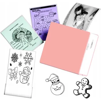 Příslušenství pro čtečku elektronické knihy Mini termální tiskárna Phomemo M02 růžová pro tisk fotek, poznámek a štítků