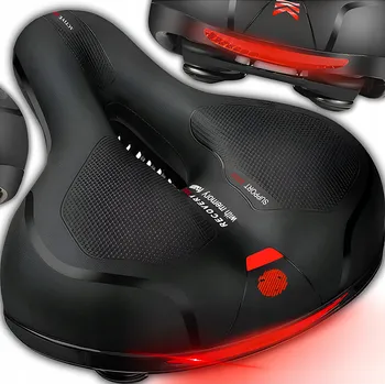 Sedlo na kolo SEDLO NA KOLO SPORTOVNÍ MĚKKÉ ŠIROKÉ EXTRA VĚTRÁNÍ POHODLNÉ