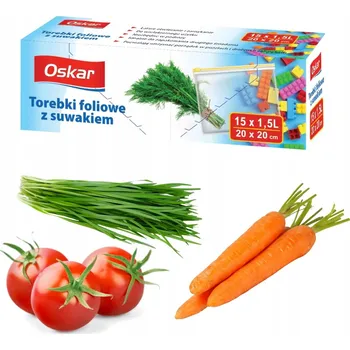 Pytle na odpadky Zip sáčky 15 ks 1,5 l