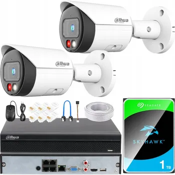 Bezpečnostní kamera Monitorovací sada Dahua KIT-IPC-HFW2849S-S-IL-0280B