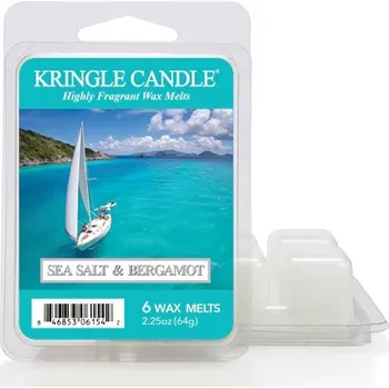 vonný vosk Kringle Candle Sea Salt & Bergamot Vonný Vosk, 64 g