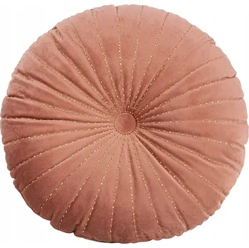 Obraz Polštář průměr 40 cm Dekorativní Velvet 39C Světle Růžová